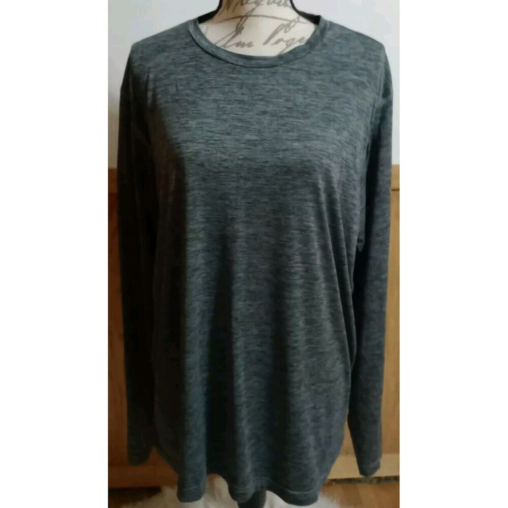 Columbia Sportswear Womens L Pullover Long Sleeve Crew Neck Top Aquamarine GUC